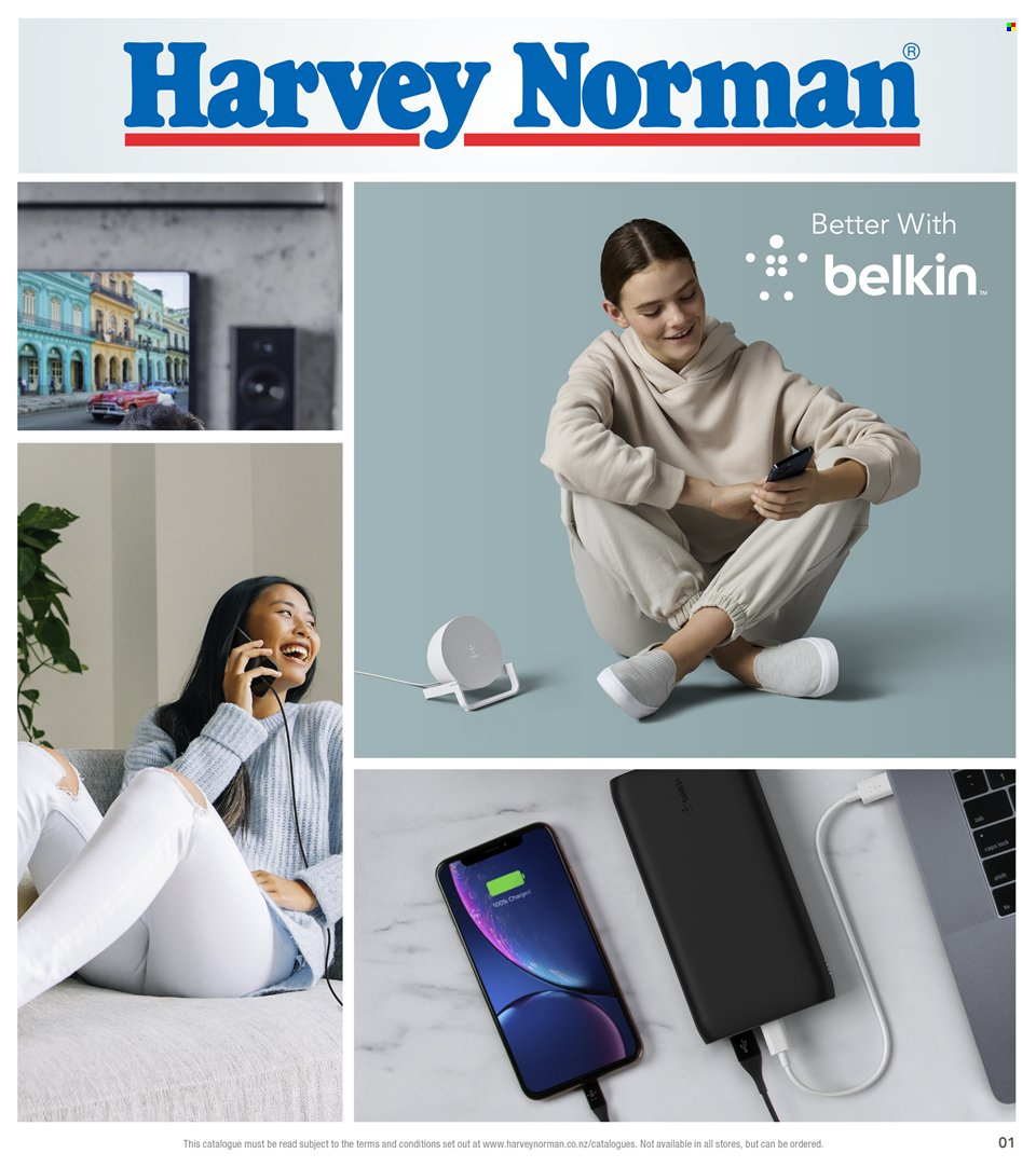 Harvey Norman catalogue  - 01.11.2021 - 31.01.2022. Page 1.