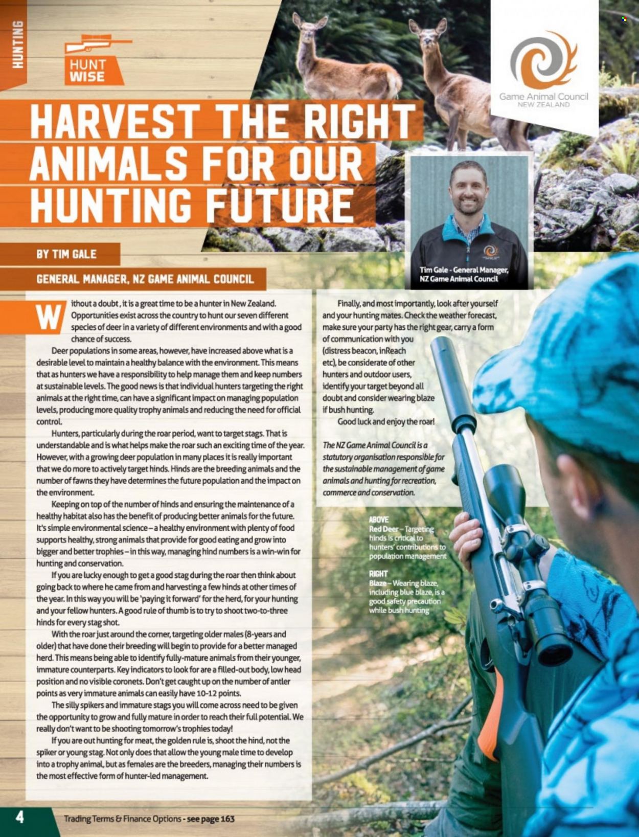 Hunting & Fishing mailer . Page 4.