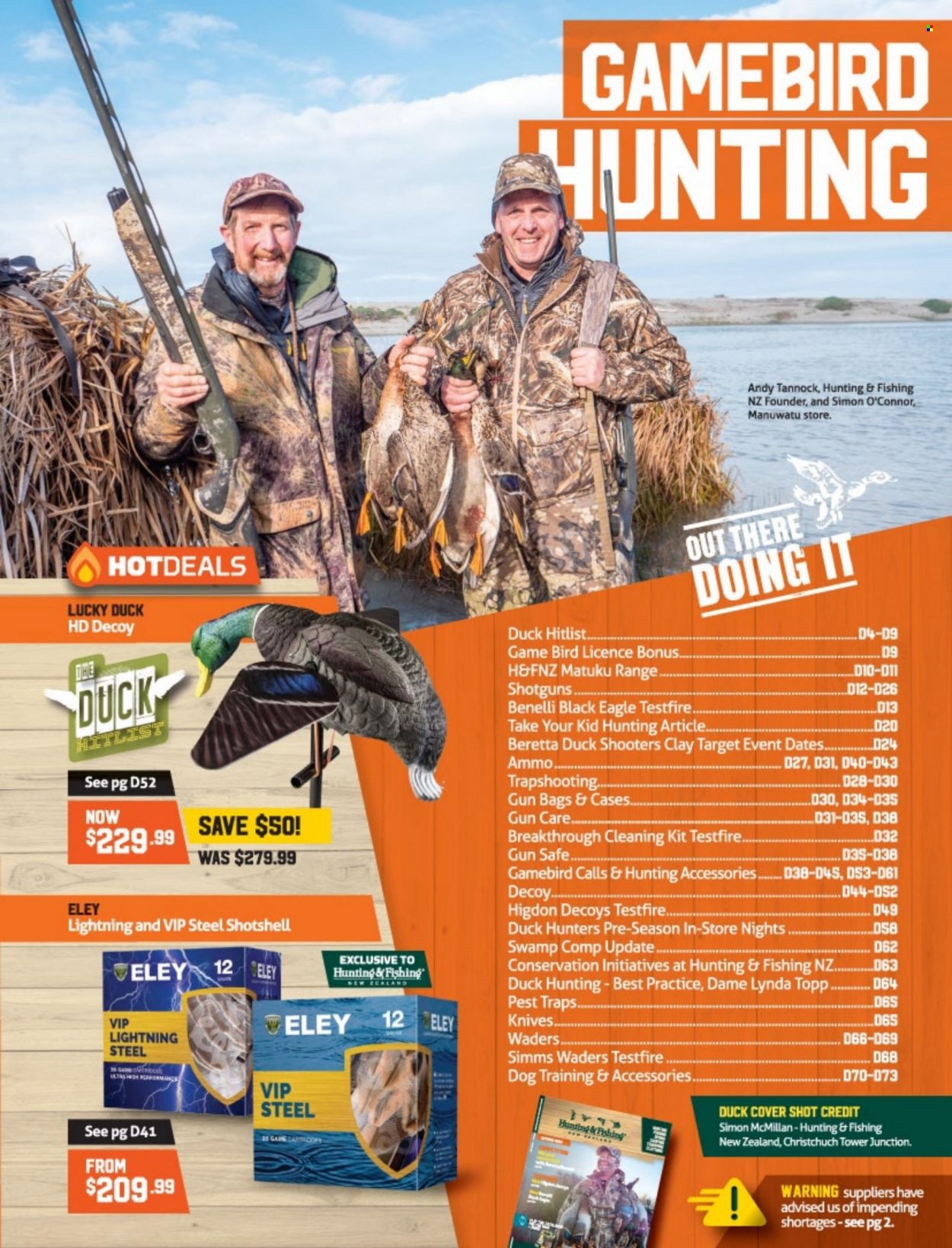 Hunting & Fishing mailer . Page 168.