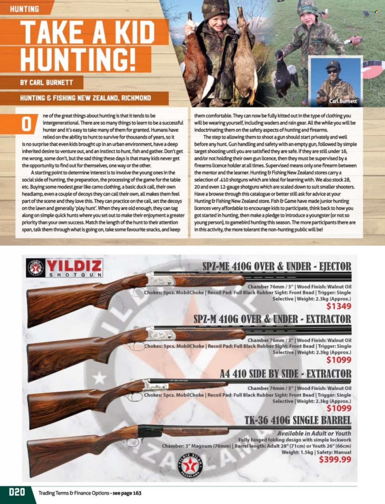 Hunting & Fishing mailer . Page 185.