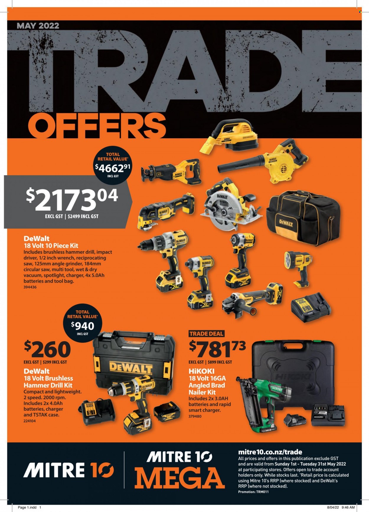 Mitre 10 mailer  - 01.05.2022 - 31.05.2022. Page 1.