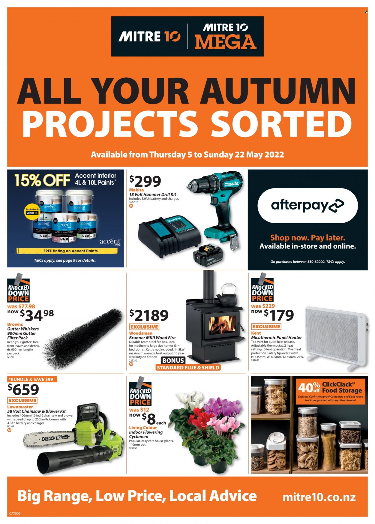 Mitre 10 mailer  - 05.05.2022 - 22.05.2022. Page 1.