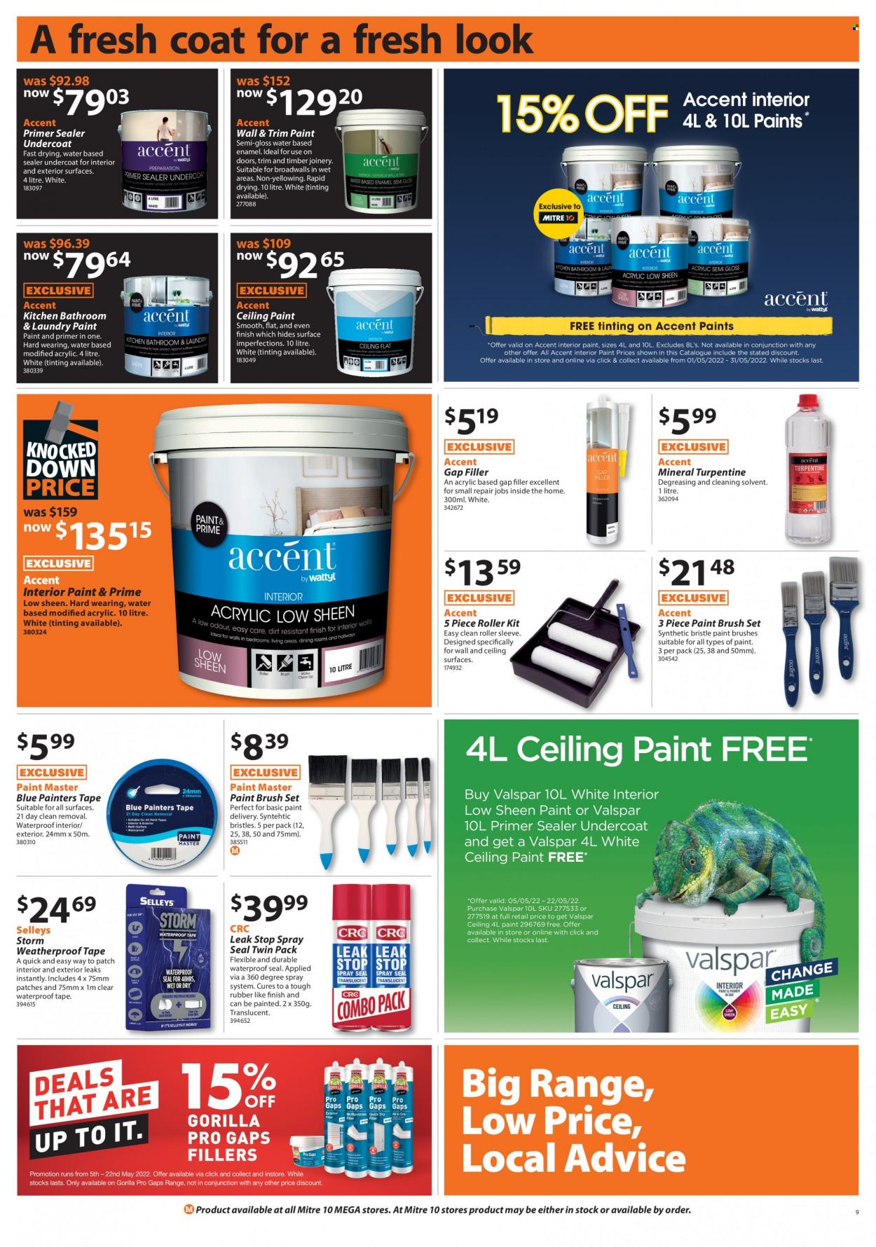 Mitre 10 mailer  - 05.05.2022 - 22.05.2022. Page 9.