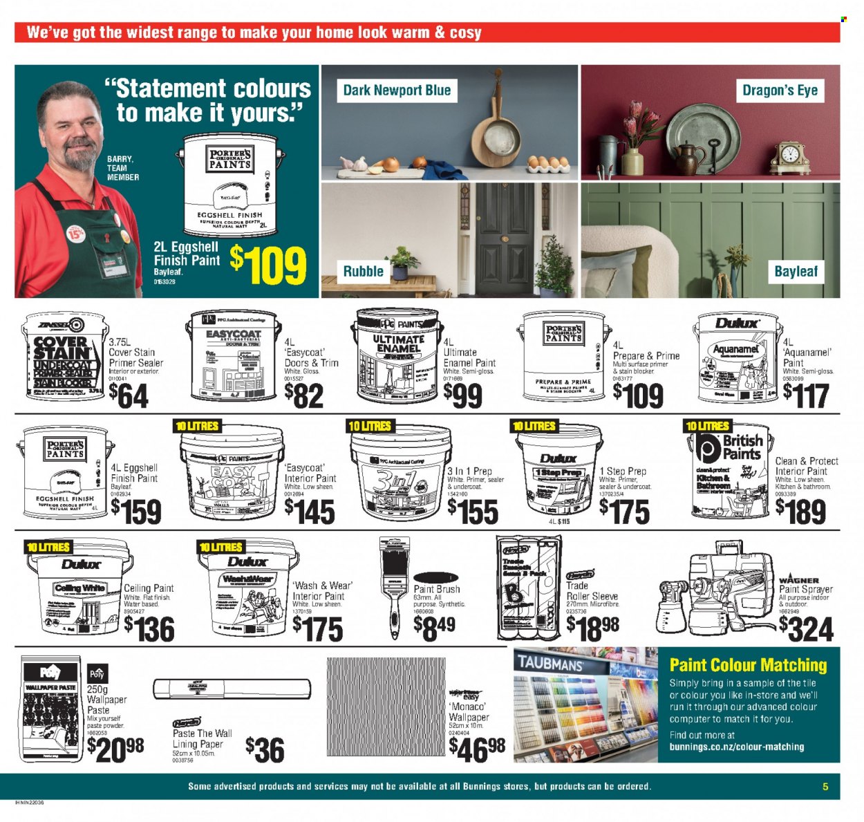 Bunnings Warehouse mailer . Page 5.