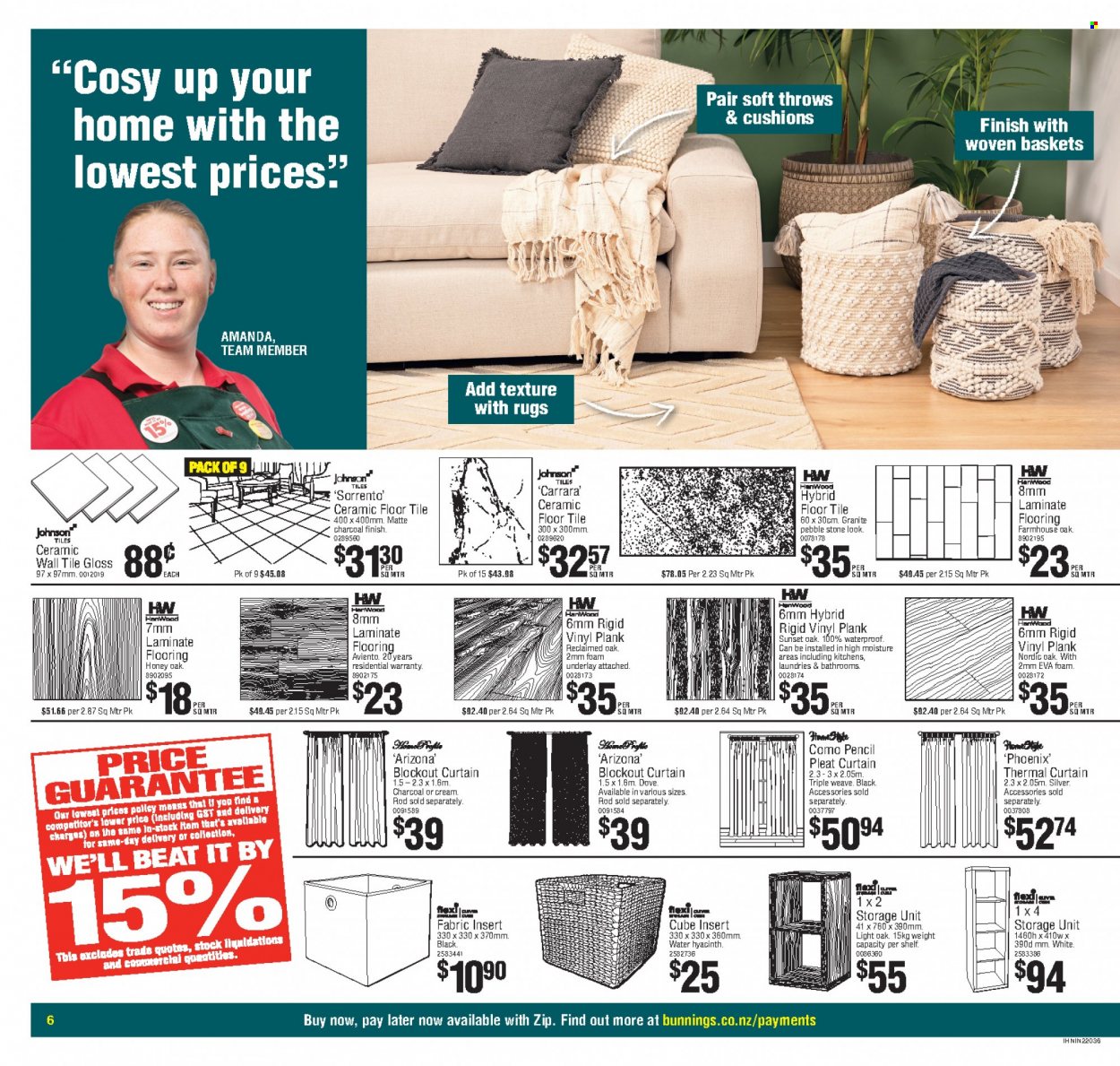 Bunnings Warehouse mailer . Page 6.
