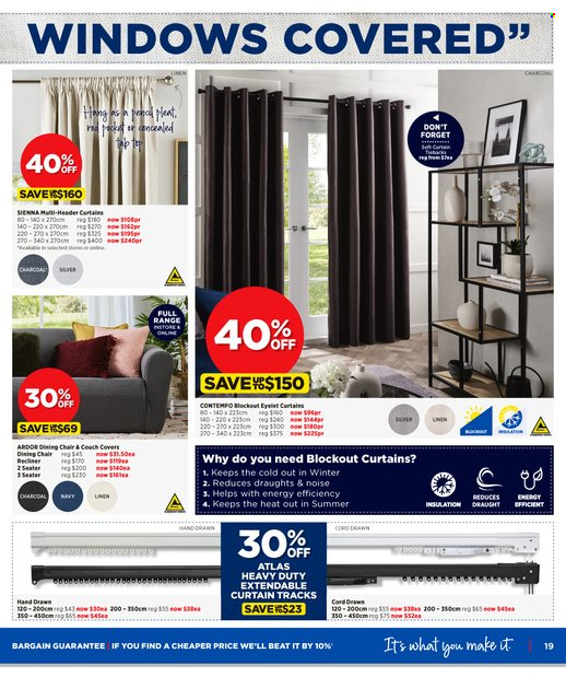 Spotlight mailer - 11.05.2022 - 29.05.2022 - Sales products - chair pad, linens, curtains. Page 19.