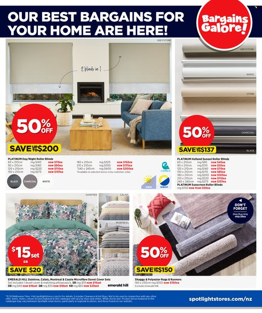 Spotlight mailer - 11.05.2022 - 29.05.2022 - Sales products - duvet, rug. Page 40.