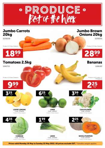 Gilmours catalogue - Fresh Produce Upper North Island