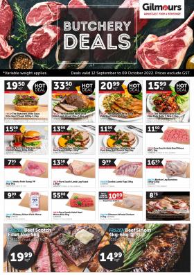 Gilmours - Monthly Butchery Deals