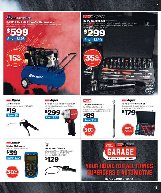Repco mailer  - 21.09.2022 - 10.10.2022. Page 15.