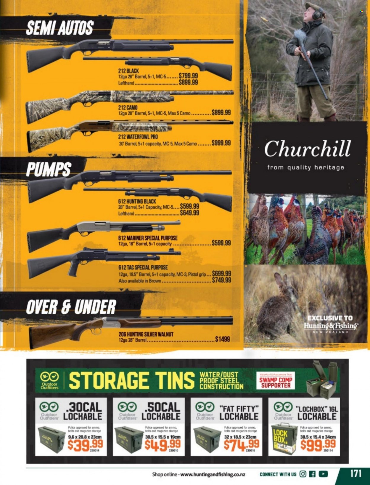 Hunting & Fishing mailer . Page 171.