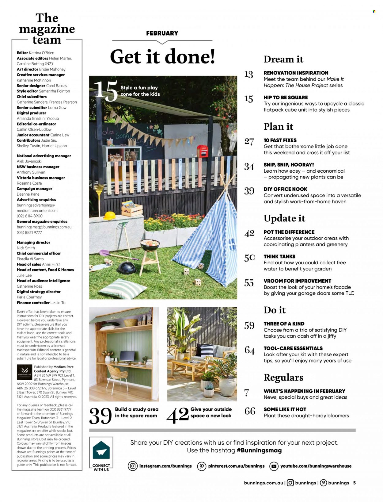 Bunnings Warehouse mailer  - 01.02.2023 - 28.02.2023. Page 5.