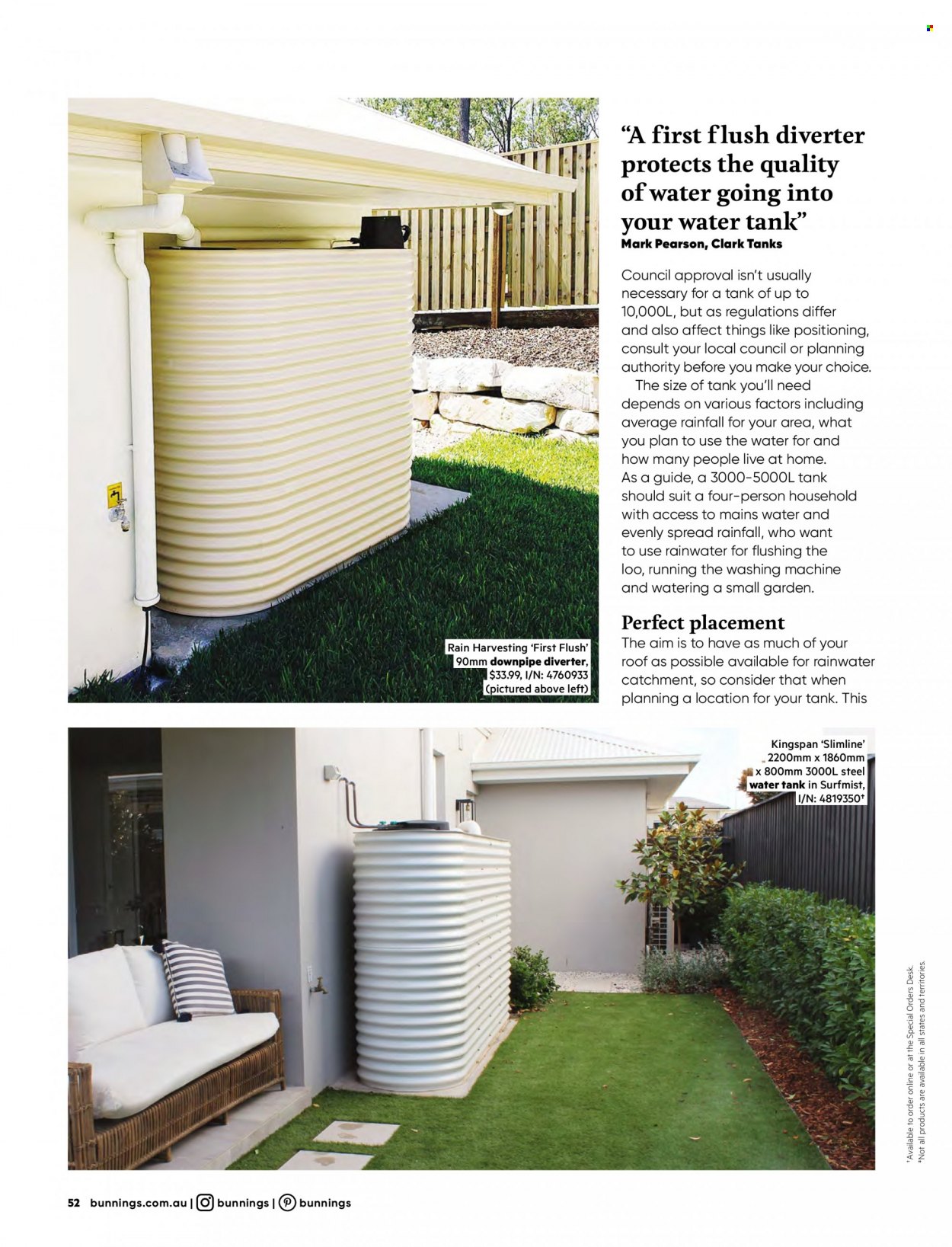 Bunnings Warehouse mailer  - 01.02.2023 - 28.02.2023. Page 52.
