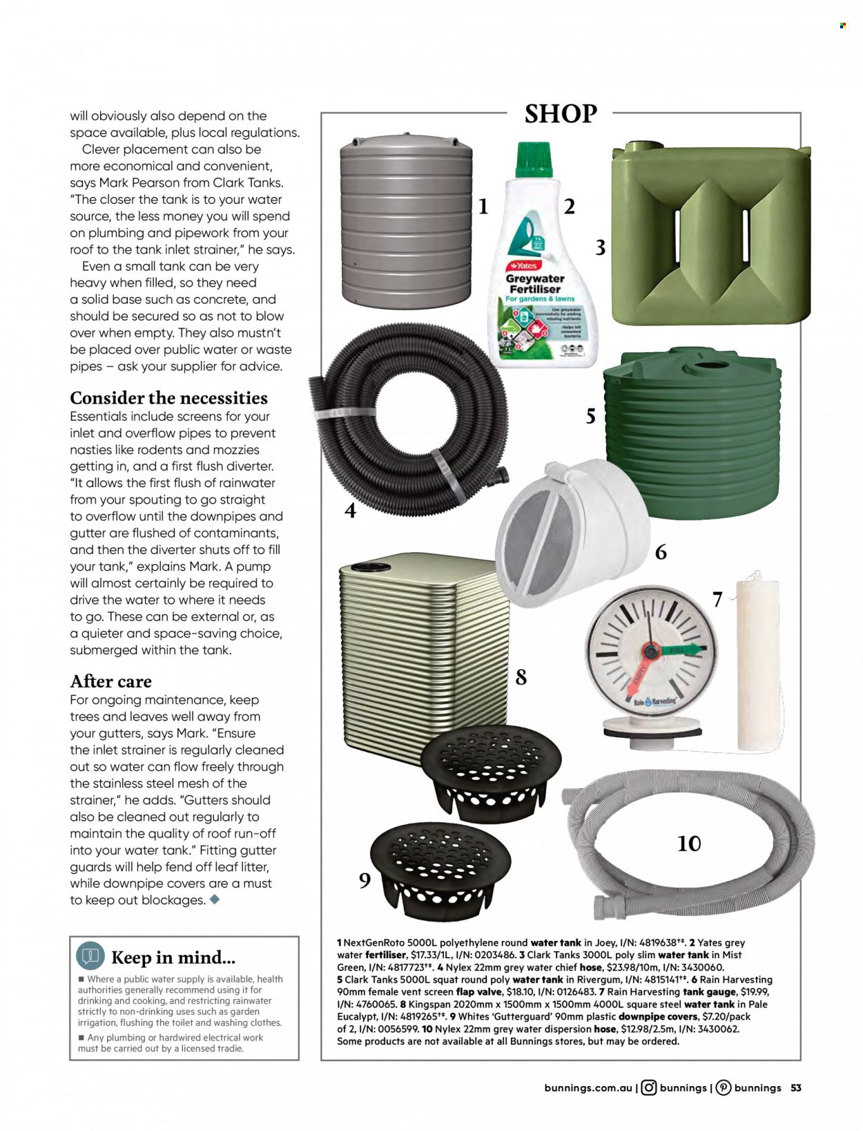 Bunnings Warehouse mailer  - 01.02.2023 - 28.02.2023. Page 53.