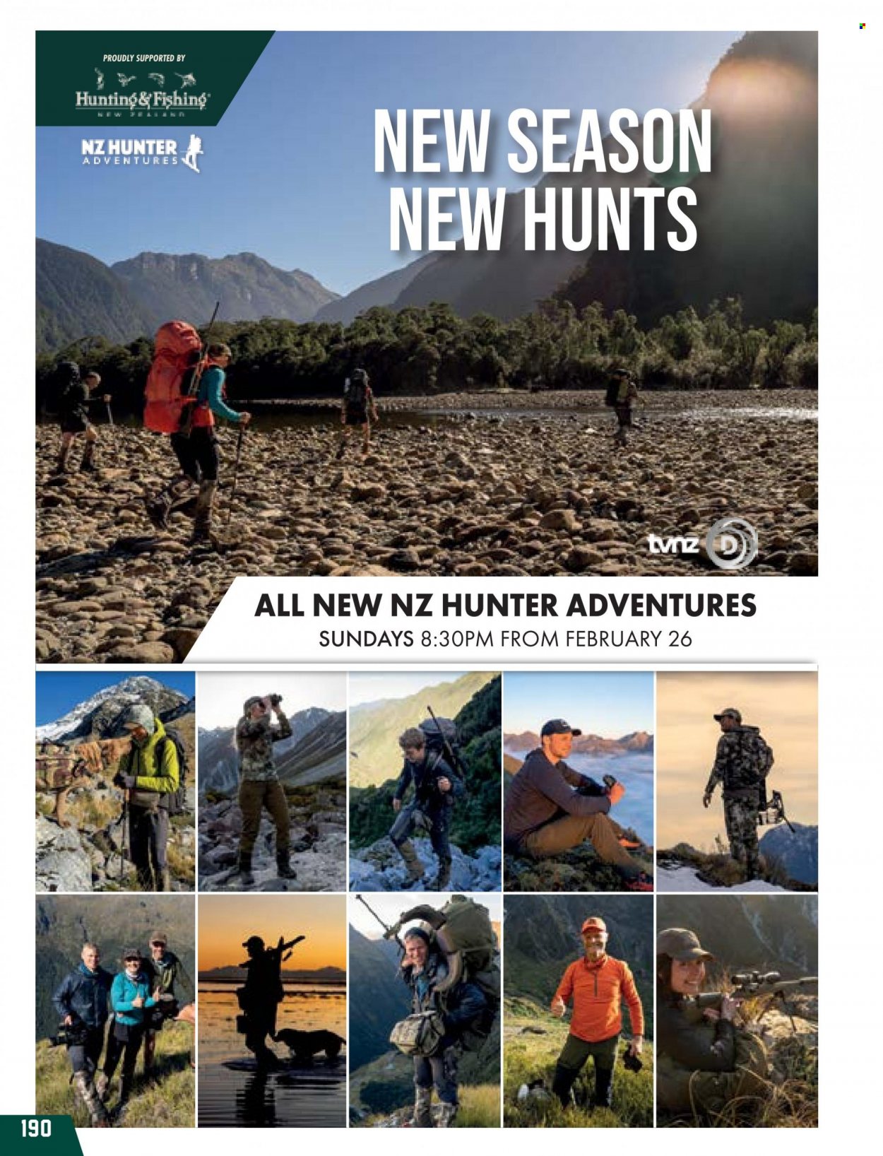 Hunting & Fishing mailer . Page 190.