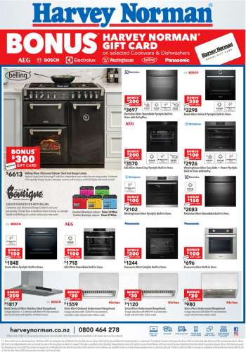 Harvey Norman New Plymouth catalogues