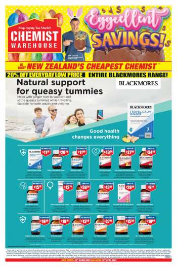 Chemist Warehouse New Plymouth catalogues
