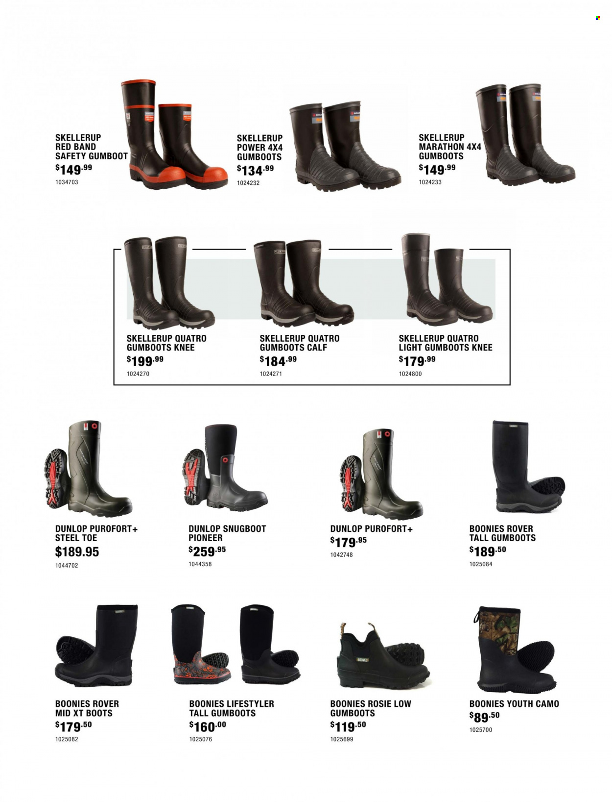Farmlands mailer - Sales products - boots. Page 5.