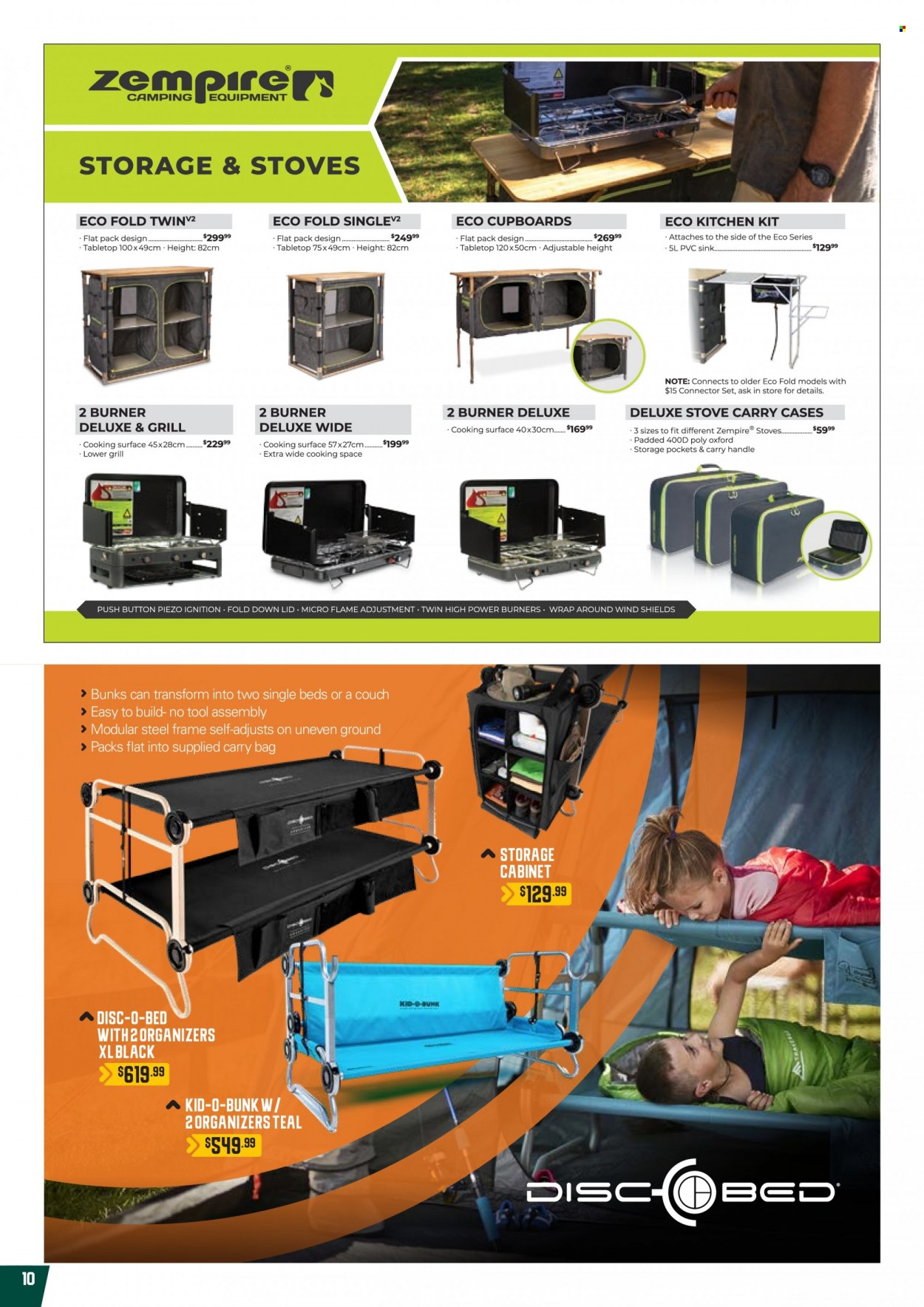 Hunting & Fishing mailer - Sales products - lid. Page 10.