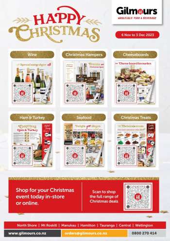 thumbnail - Gilmours catalogue - Happy Christmas from Gilmours