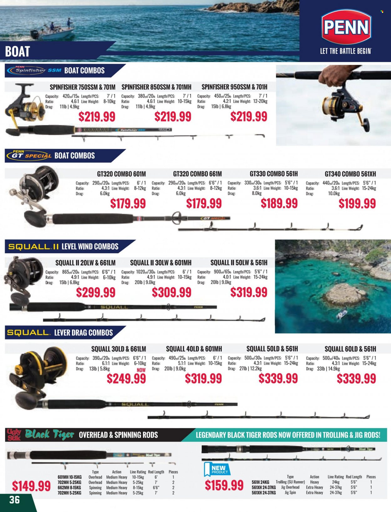 thumbnail - Hunting & Fishing mailer - Sales products - jig. Page 36.
