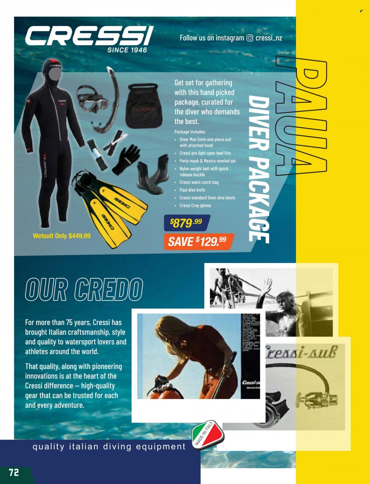 thumbnail - Hunting & Fishing mailer - Sales products - knife. Page 72.