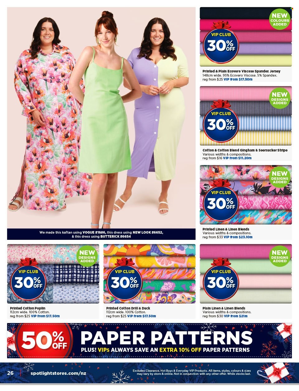 thumbnail - Spotlight mailer - 15.11.2023 - 03.12.2023 - Sales products - paper, linens. Page 26.