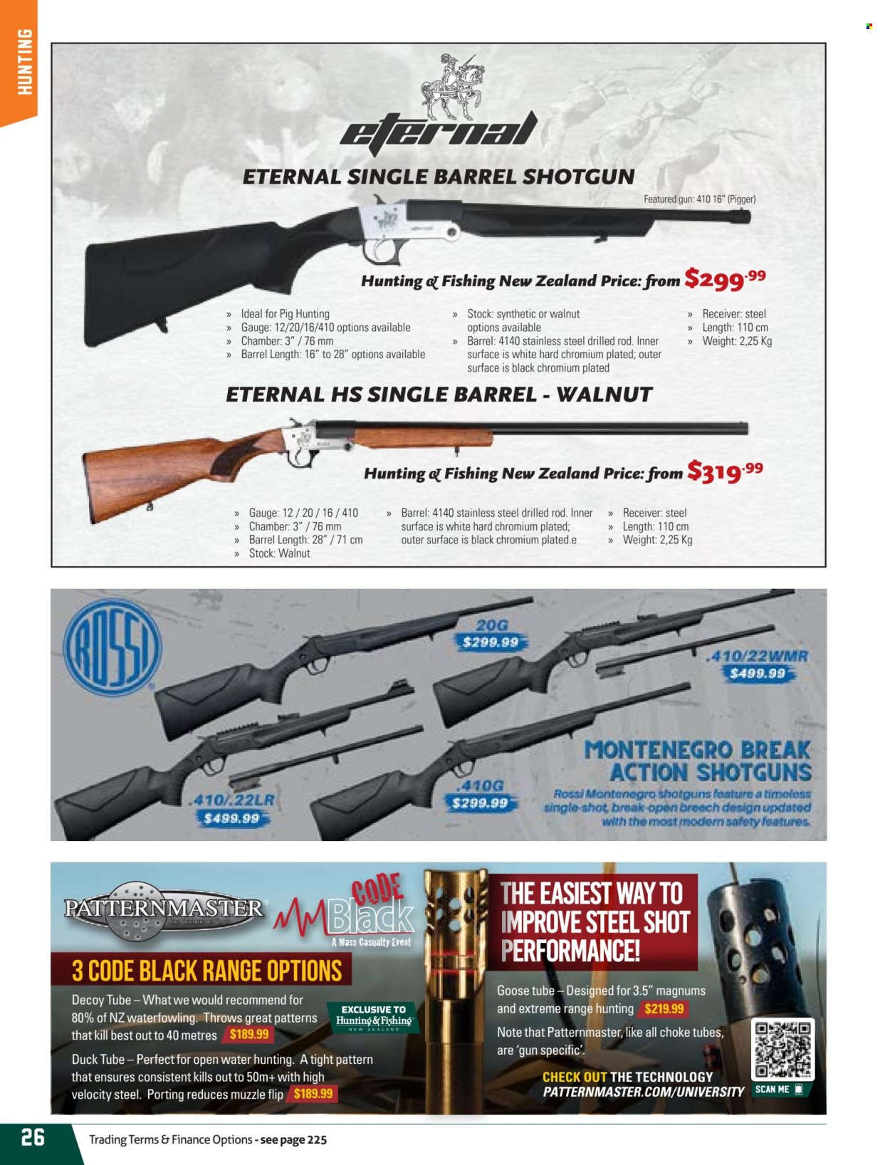 thumbnail - Hunting & Fishing mailer - Sales products - shotgun, gun. Page 26.