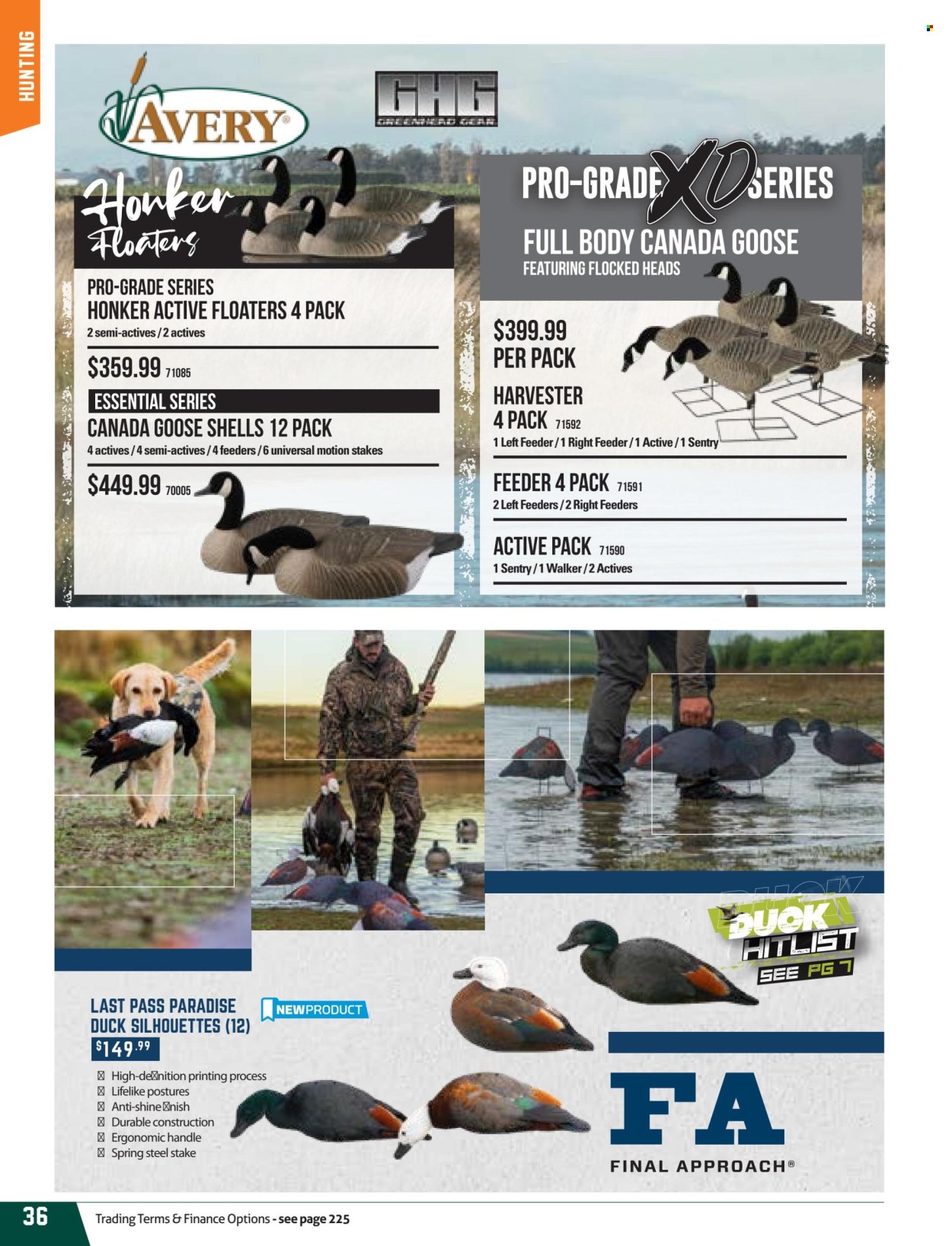 thumbnail - Hunting & Fishing mailer - Sales products - feeder. Page 36.