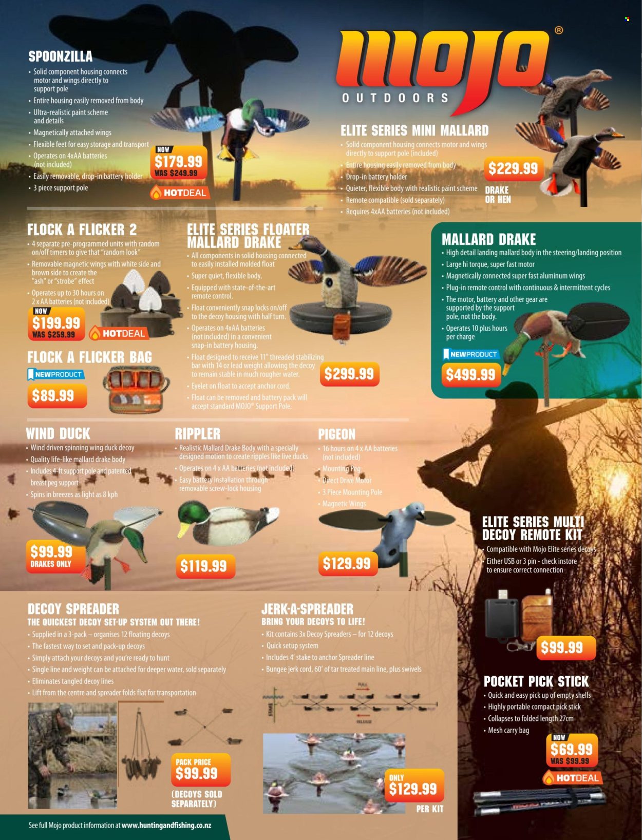 thumbnail - Hunting & Fishing mailer - Sales products - Pigeon. Page 38.