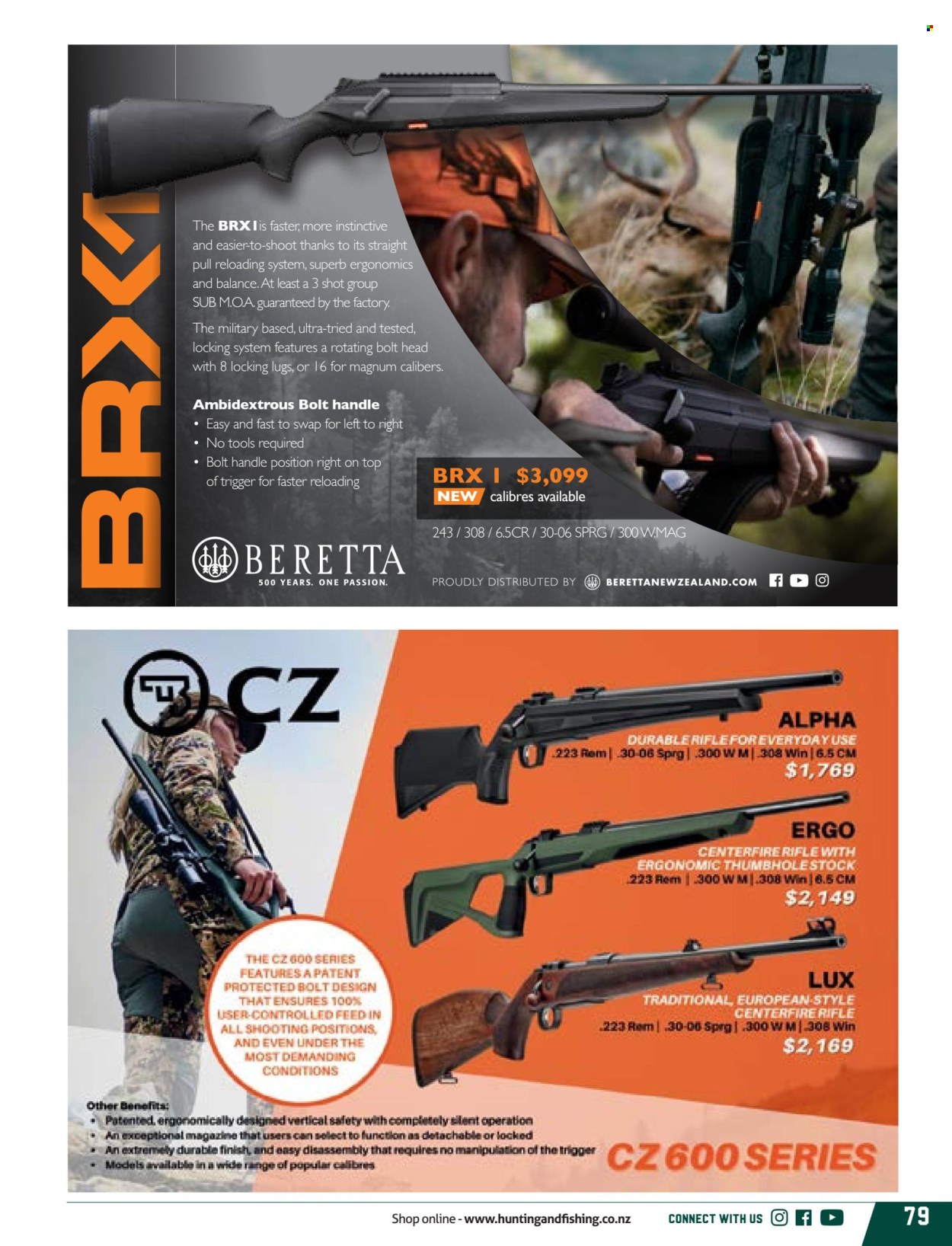 thumbnail - Hunting & Fishing mailer - Sales products - rifle. Page 79.