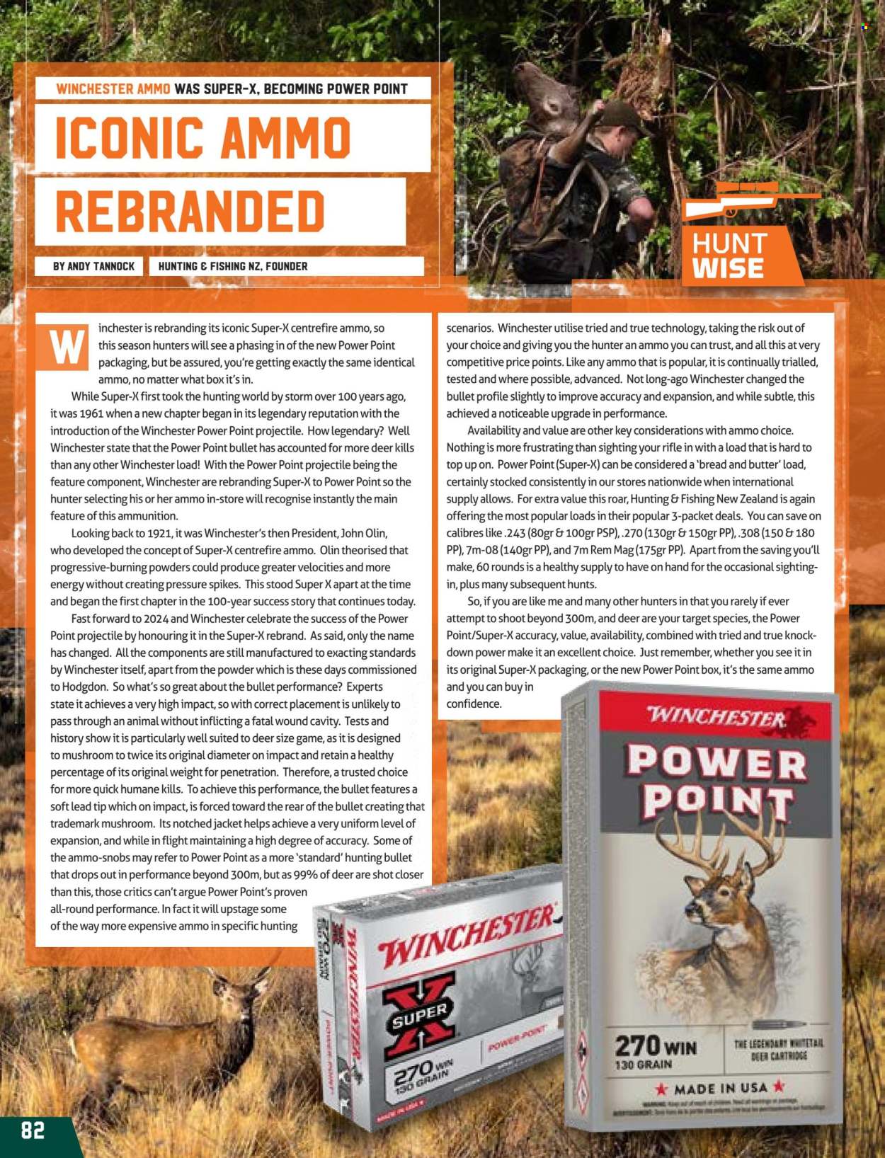 thumbnail - Hunting & Fishing mailer - Sales products - ammo. Page 82.