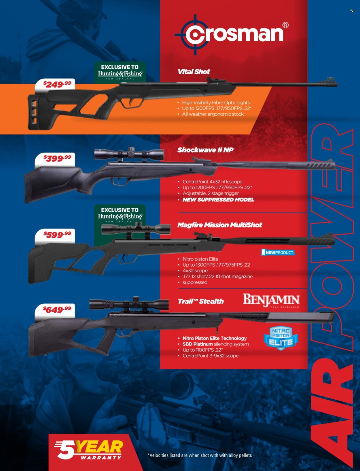 thumbnail - Hunting & Fishing mailer - Sales products - riflescope, scope. Page 143.