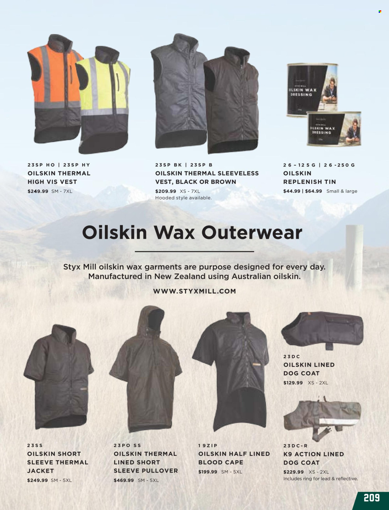 thumbnail - Hunting & Fishing mailer - Sales products - vest. Page 209.