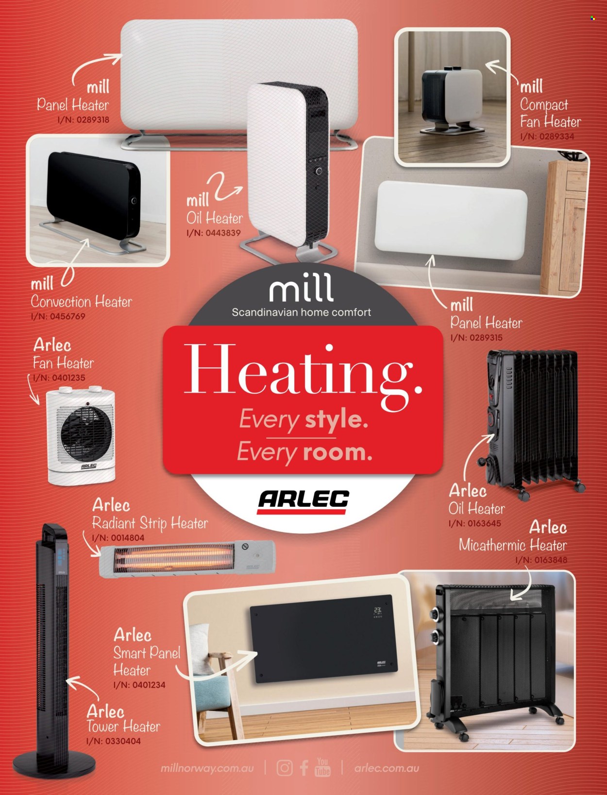 thumbnail - Bunnings Warehouse mailer - Sales products - heater, fan heater. Page 49.