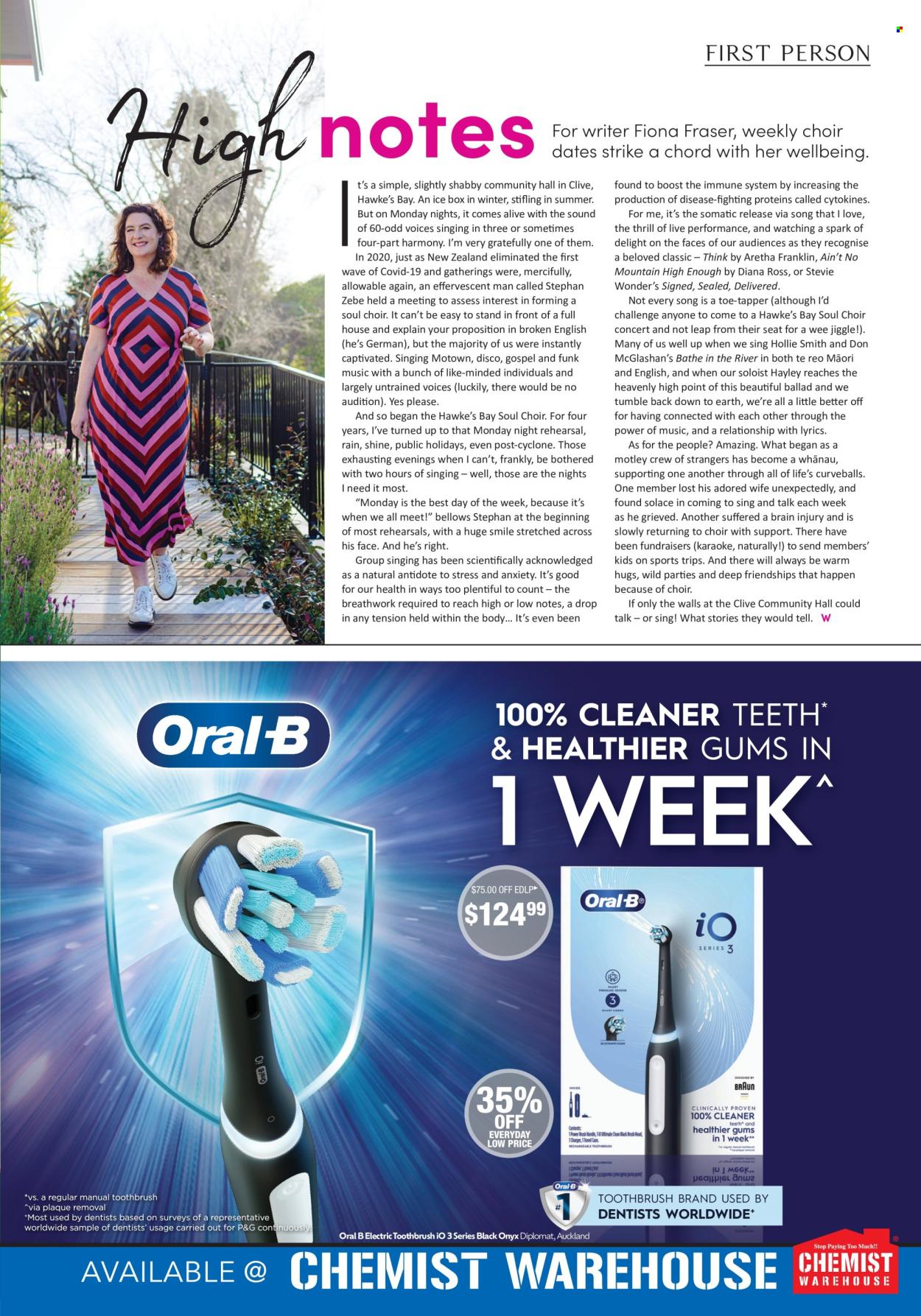 thumbnail - Chemist Warehouse mailer - 01.04.2024 - 30.04.2024 - Sales products - WAVE, toothbrush, Oral-B, electric toothbrush. Page 29.