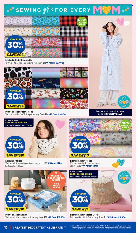 thumbnail - Spotlight mailer - 24.04.2024 - 05.05.2024 - Sales products - casserole, dressing gown. Page 16.