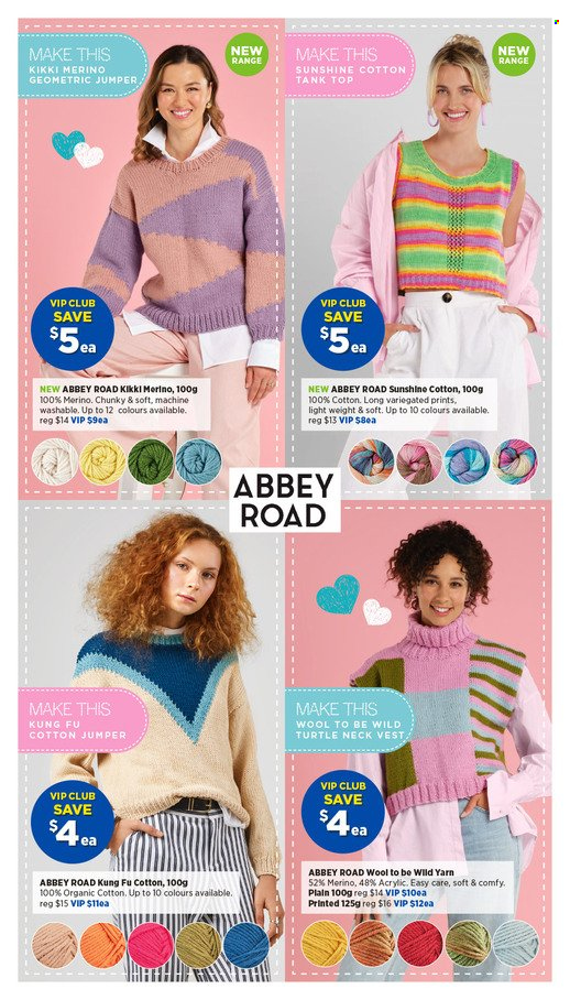 thumbnail - Spotlight mailer - 24.04.2024 - 05.05.2024 - Sales products - knitting wool. Page 6.