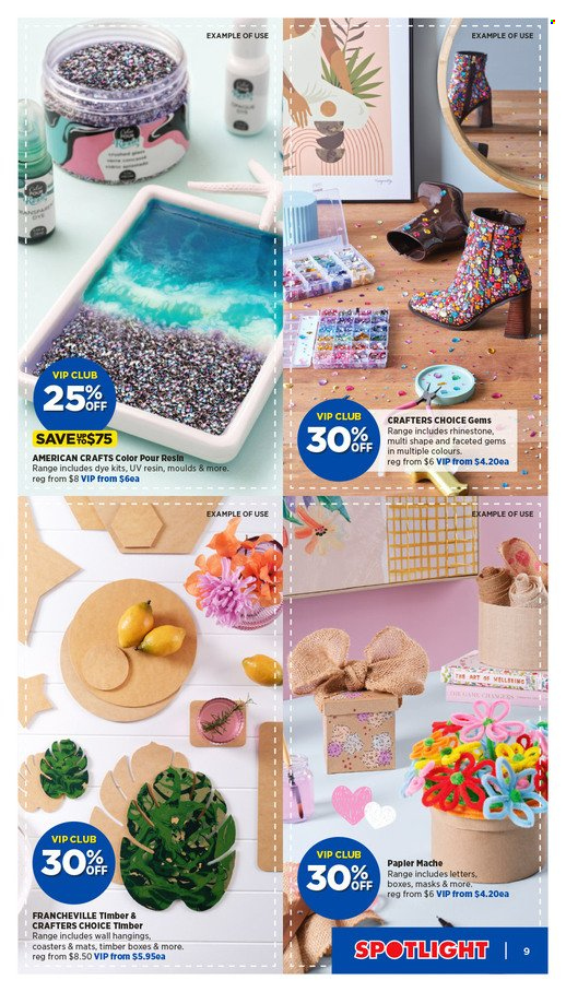 thumbnail - Spotlight mailer - 24.04.2024 - 05.05.2024 - Sales products - coasters, spotlight. Page 9.