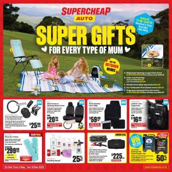 thumbnail - SuperCheap Auto catalogue - Super Gifts For Every Type of Mum
