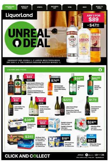 thumbnail - Liquorland catalogue - UNREAL DEAL