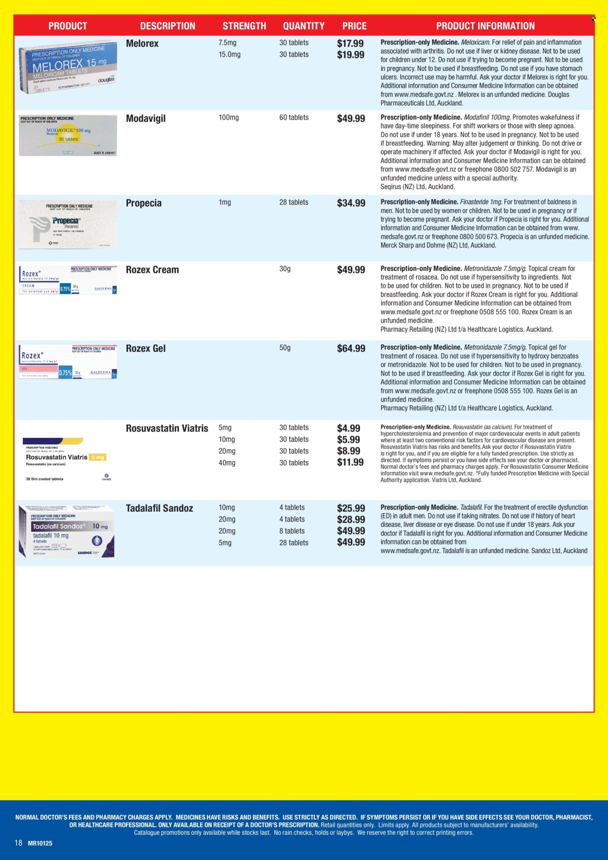 Chemist Warehouse catalogue. Page 1