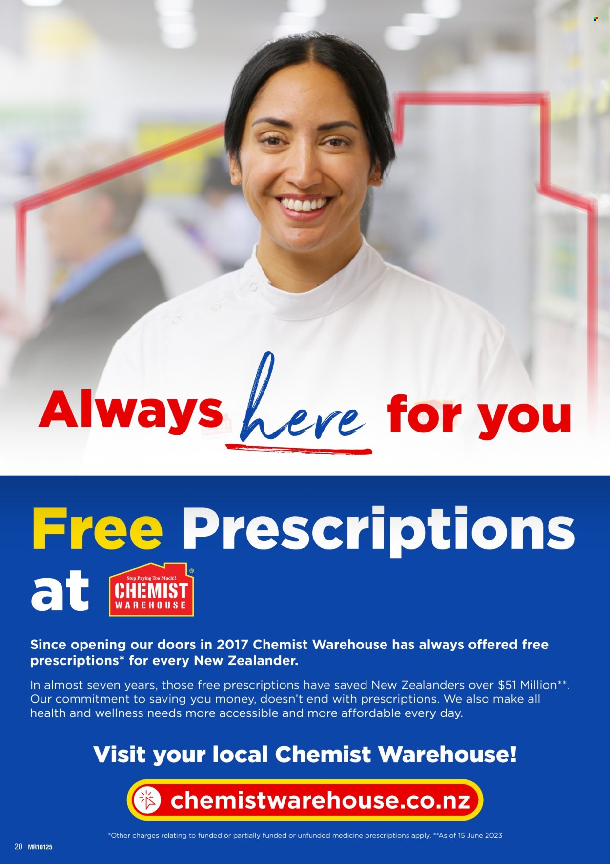 Chemist Warehouse catalogue. Page 1