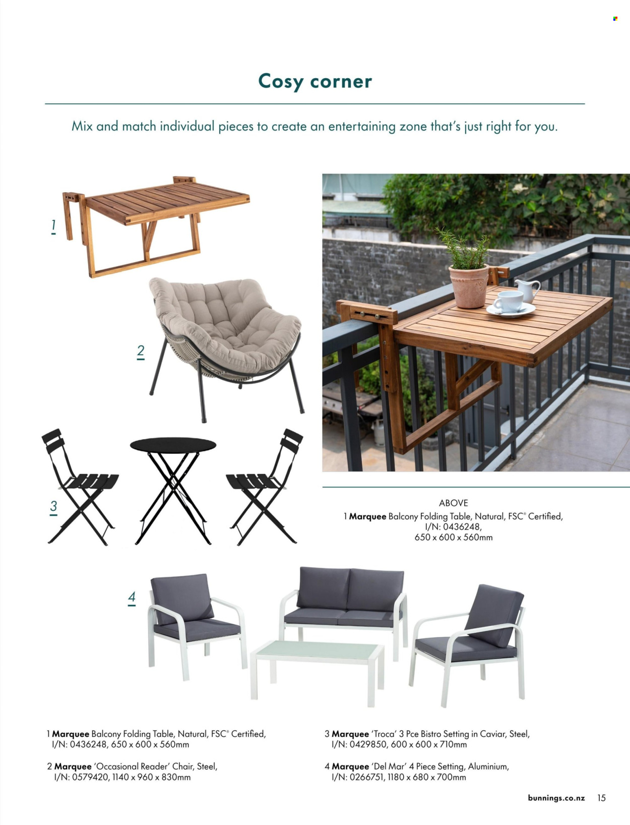 Bunnings Warehouse catalogue. Page 1