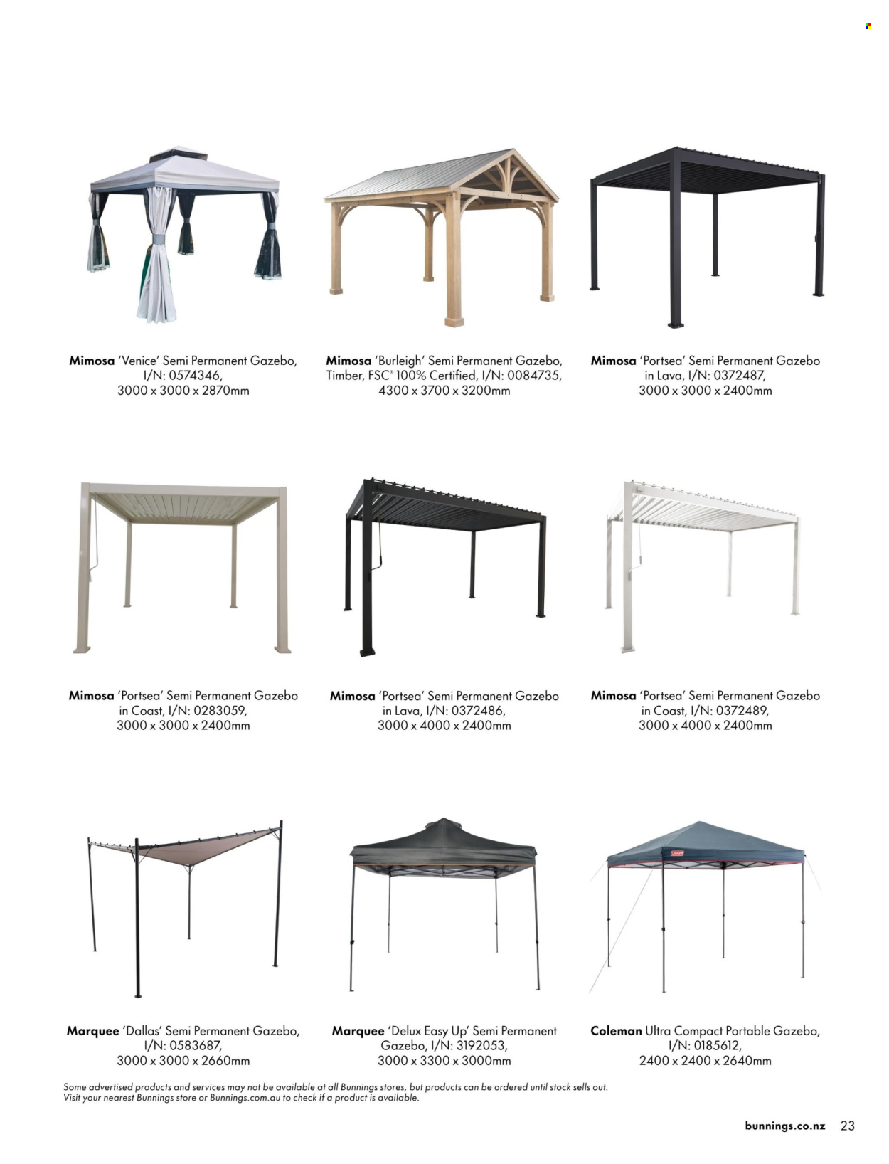 Bunnings Warehouse catalogue. Page 1