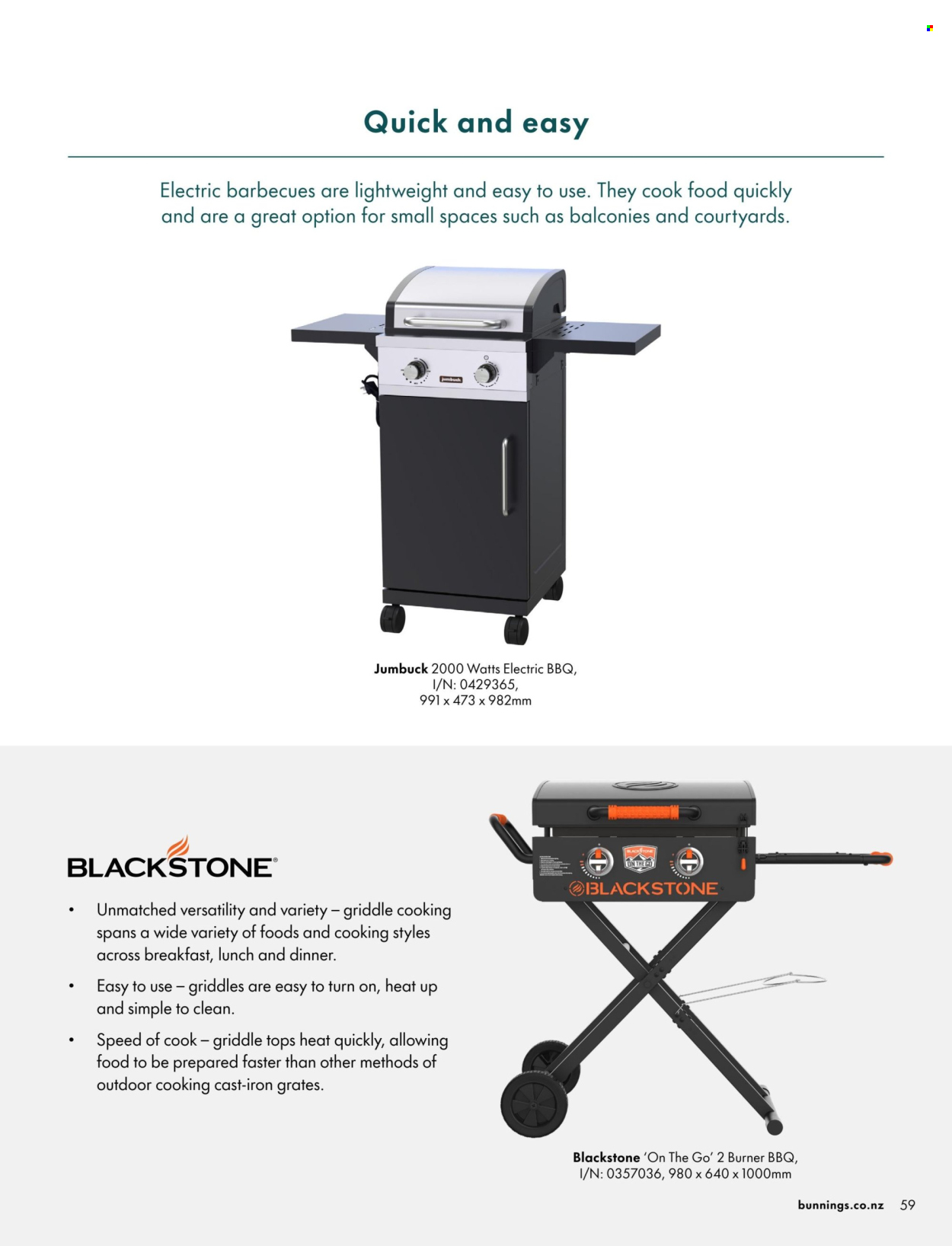 Bunnings Warehouse catalogue. Page 1