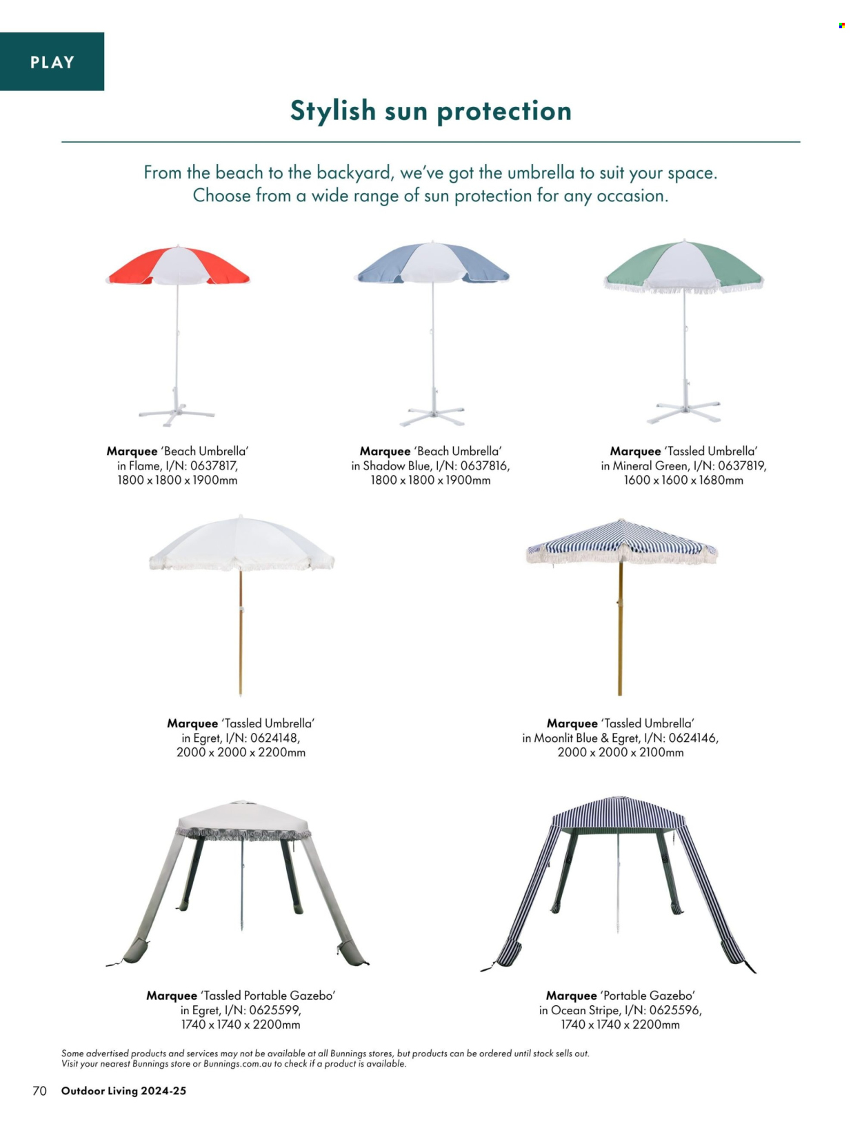 Bunnings Warehouse catalogue. Page 1