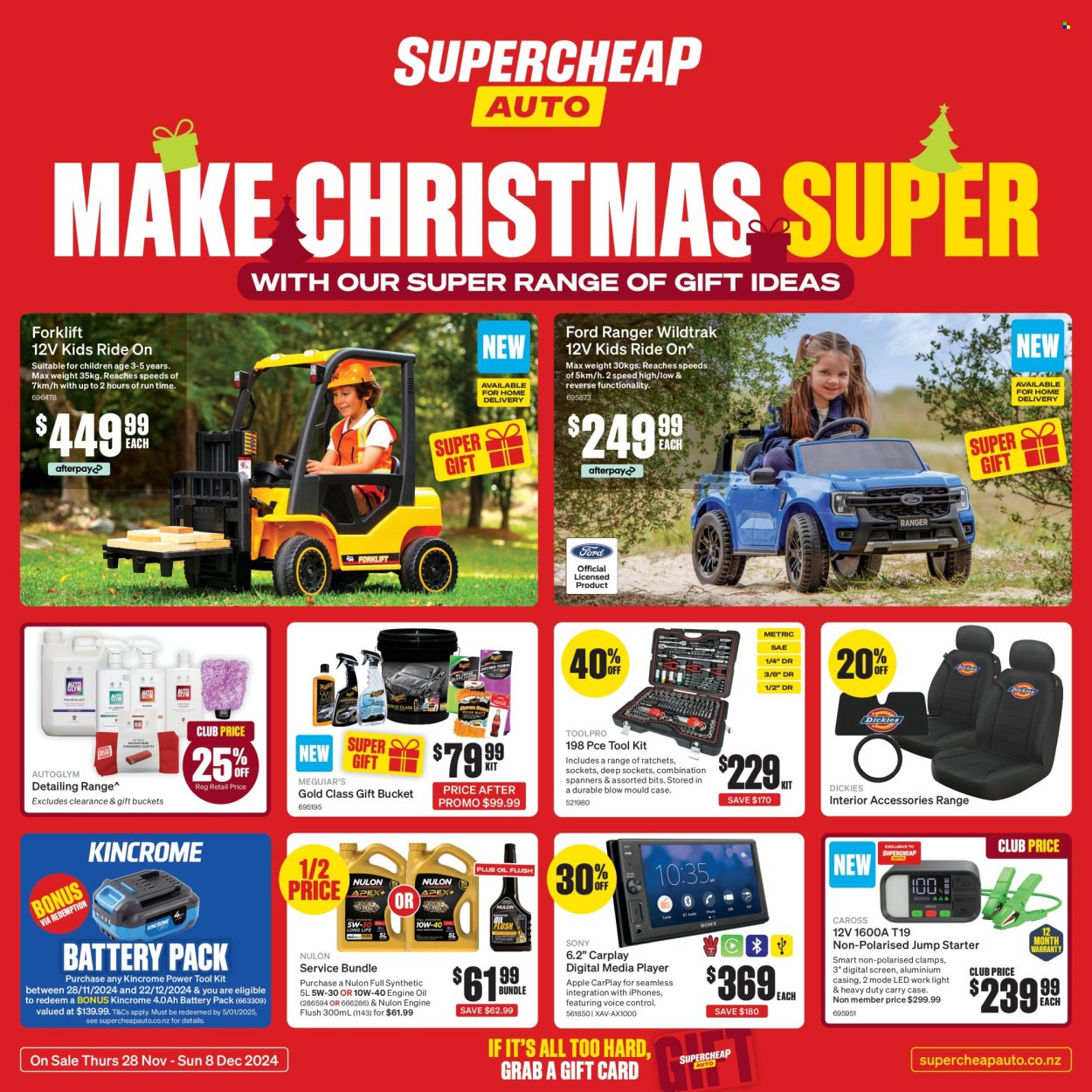 SuperCheap Auto catalogue - 28.11.2024 - 08.12.2024. Page 1