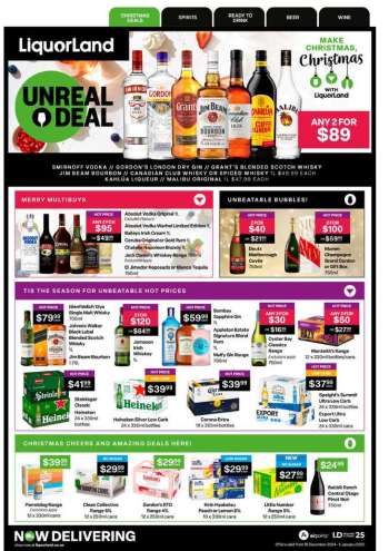 thumbnail - Liquorland catalogue - Make Christmas, Christmas with LiquorLand