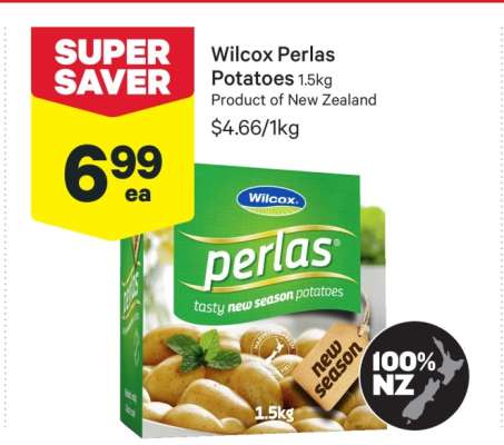 Wilcox Perlas Potatoes